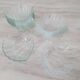 Glass scallop bowls