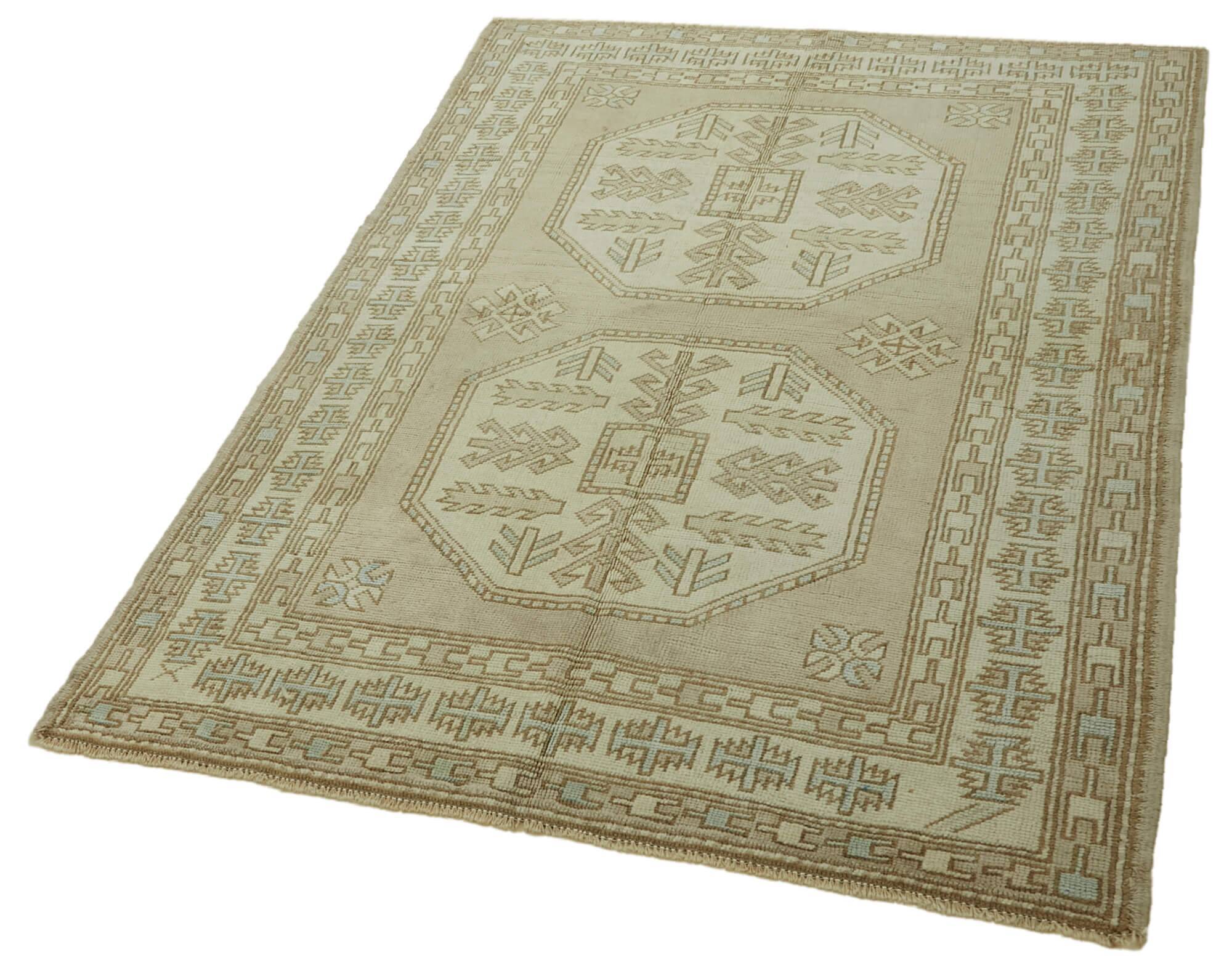 Turkish Vintage Anatolian Rug 127 cm x 180 cm