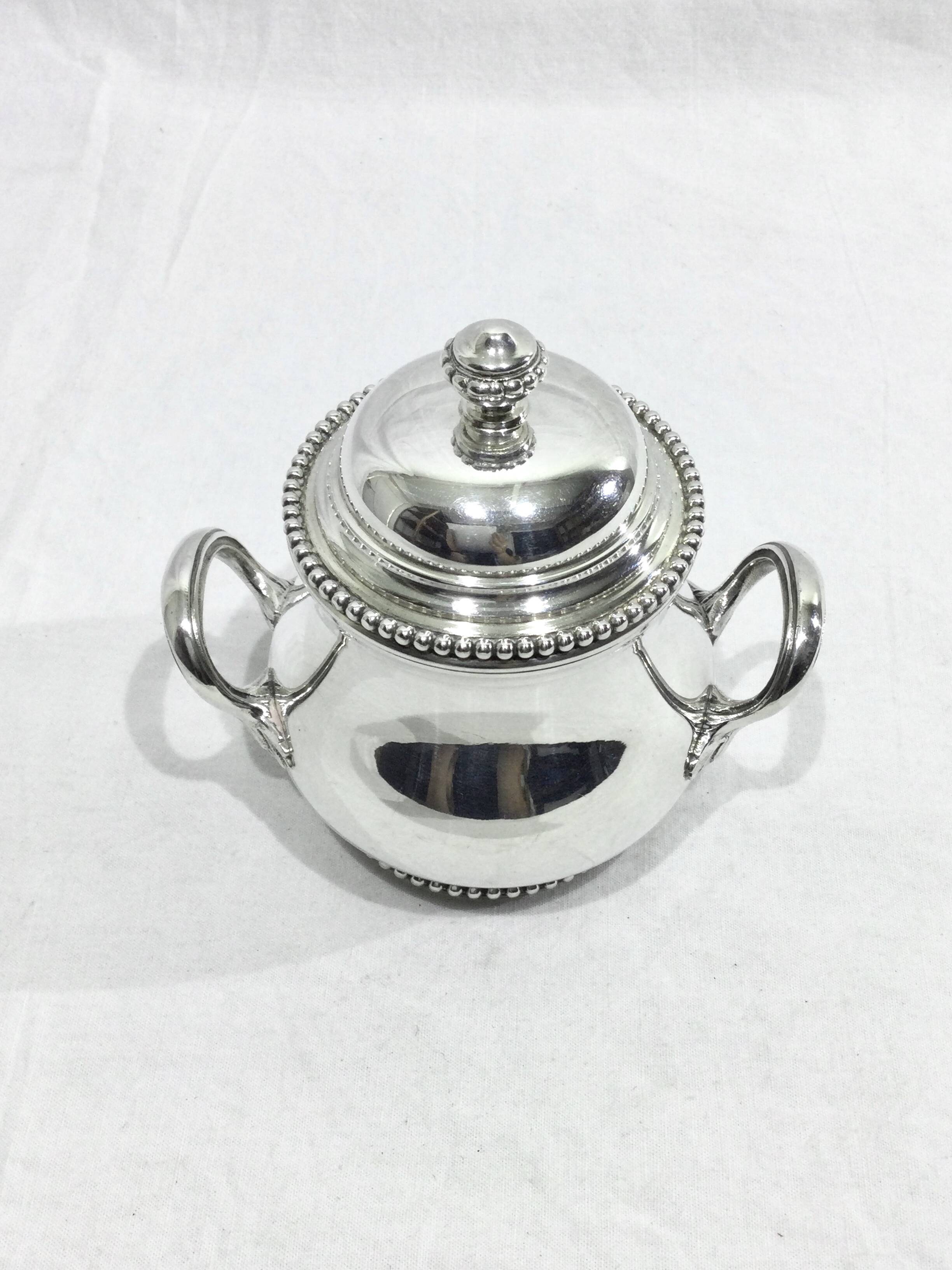 Tea Coffee Service in silver metal