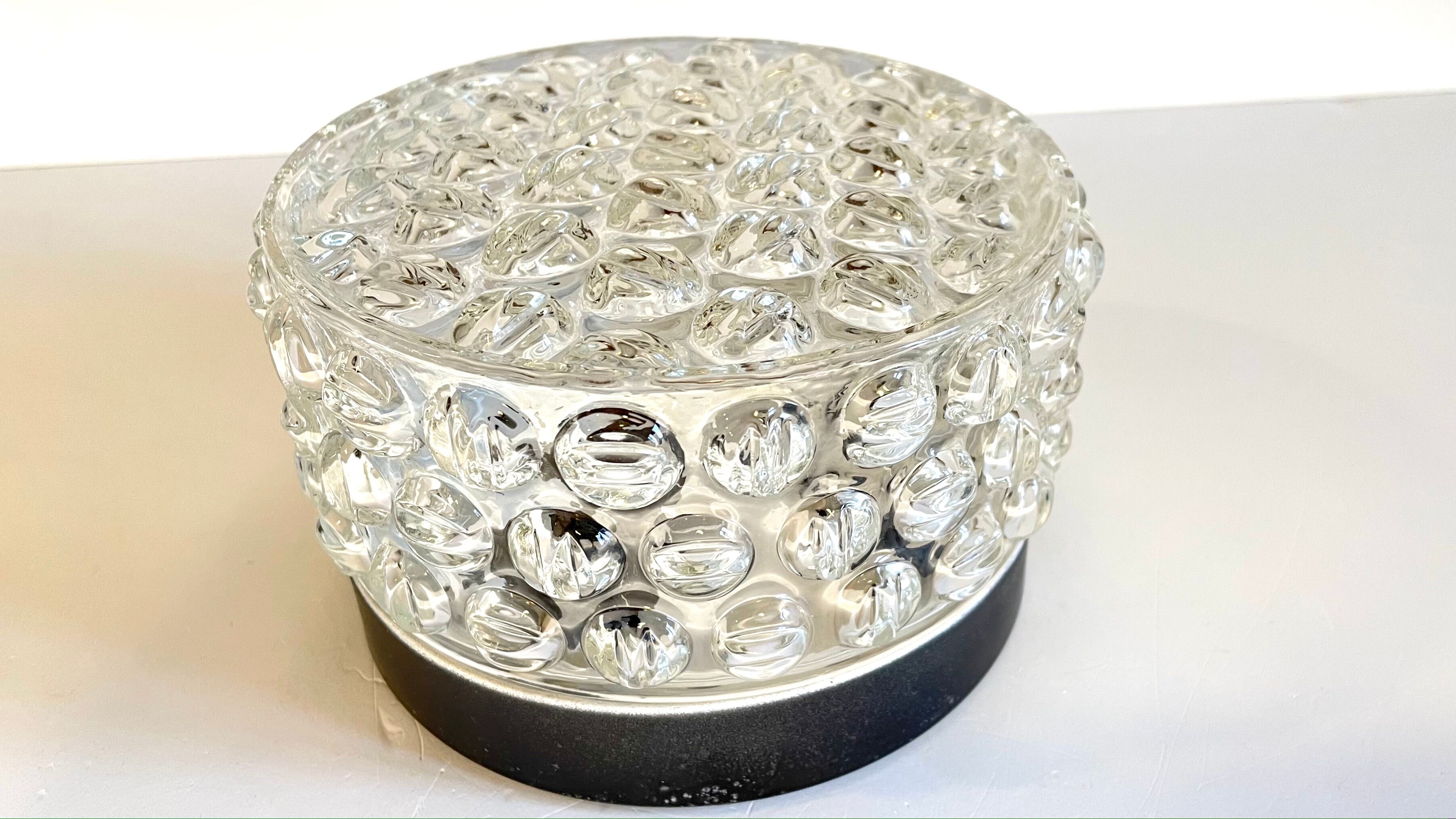 Ceiling lamp geometric design years 60s