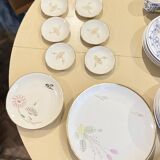 60s porcelain plate sets