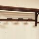 Old oak wall coat rack