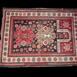 Caucasus, circa 1950, 79 cm x 128 cm, wool on hand-knotted wool, very beautiful condition
