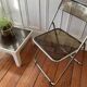 Plexiglass folding chair