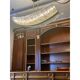 Contemporary luxury "triedro" sail chandelier