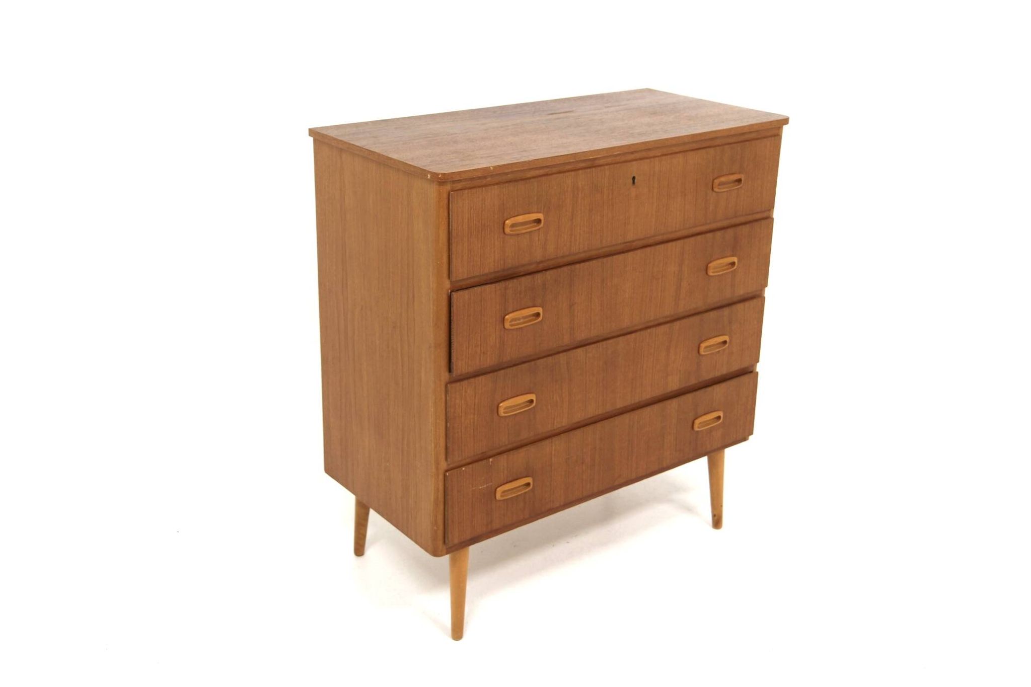 Scandinavian teak chest of drawers, Sweden, 1960