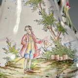 Pair of vases, Marseille earthenware factory, Joseph Gaspard Robert