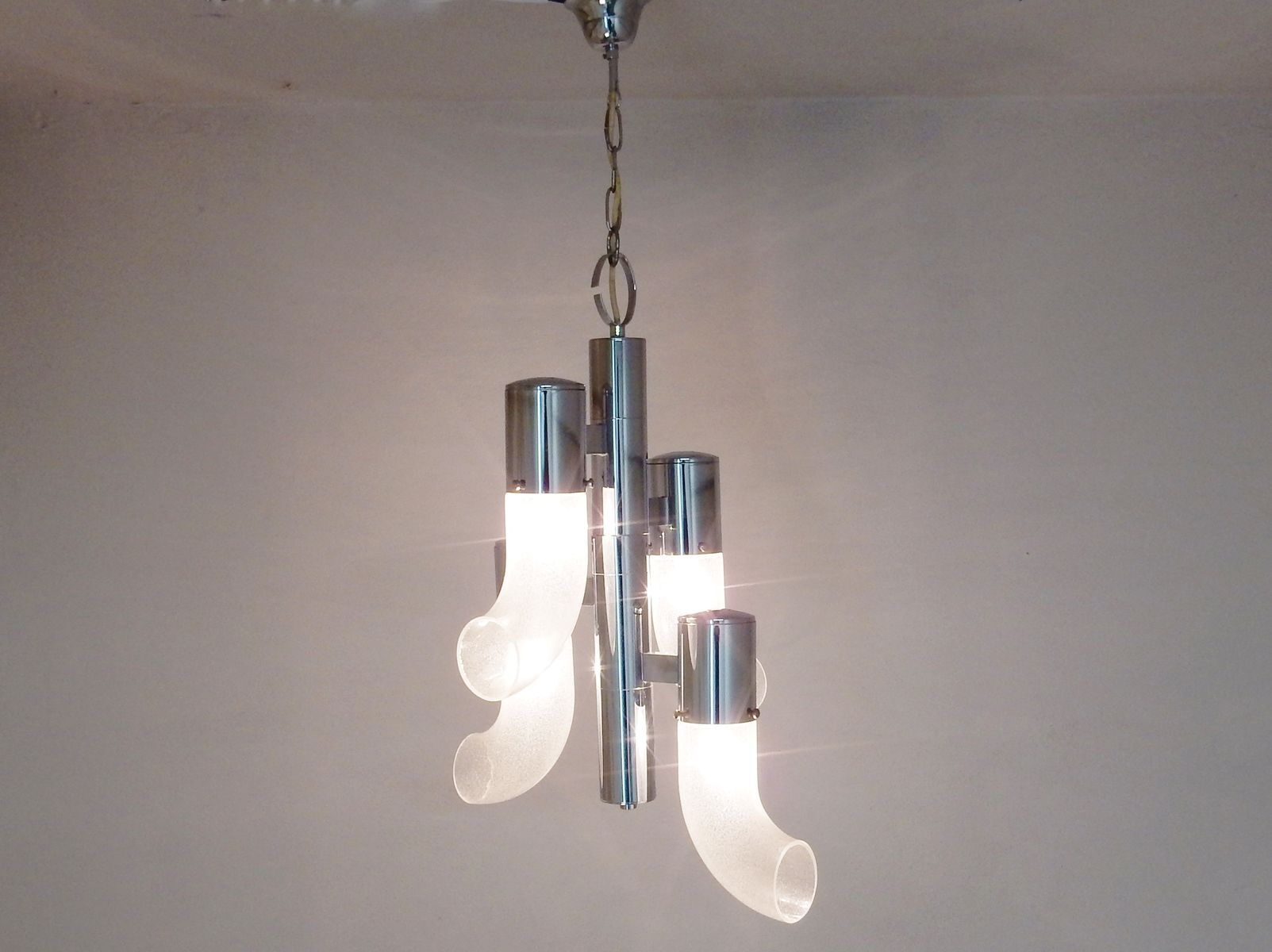 Italian Pulegoso suspension by Aldo Nason for Mazzega 1960s