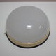 Midcentury glass ceiling lamp