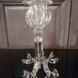 Paire de chandeliers Murano en verre soufflé