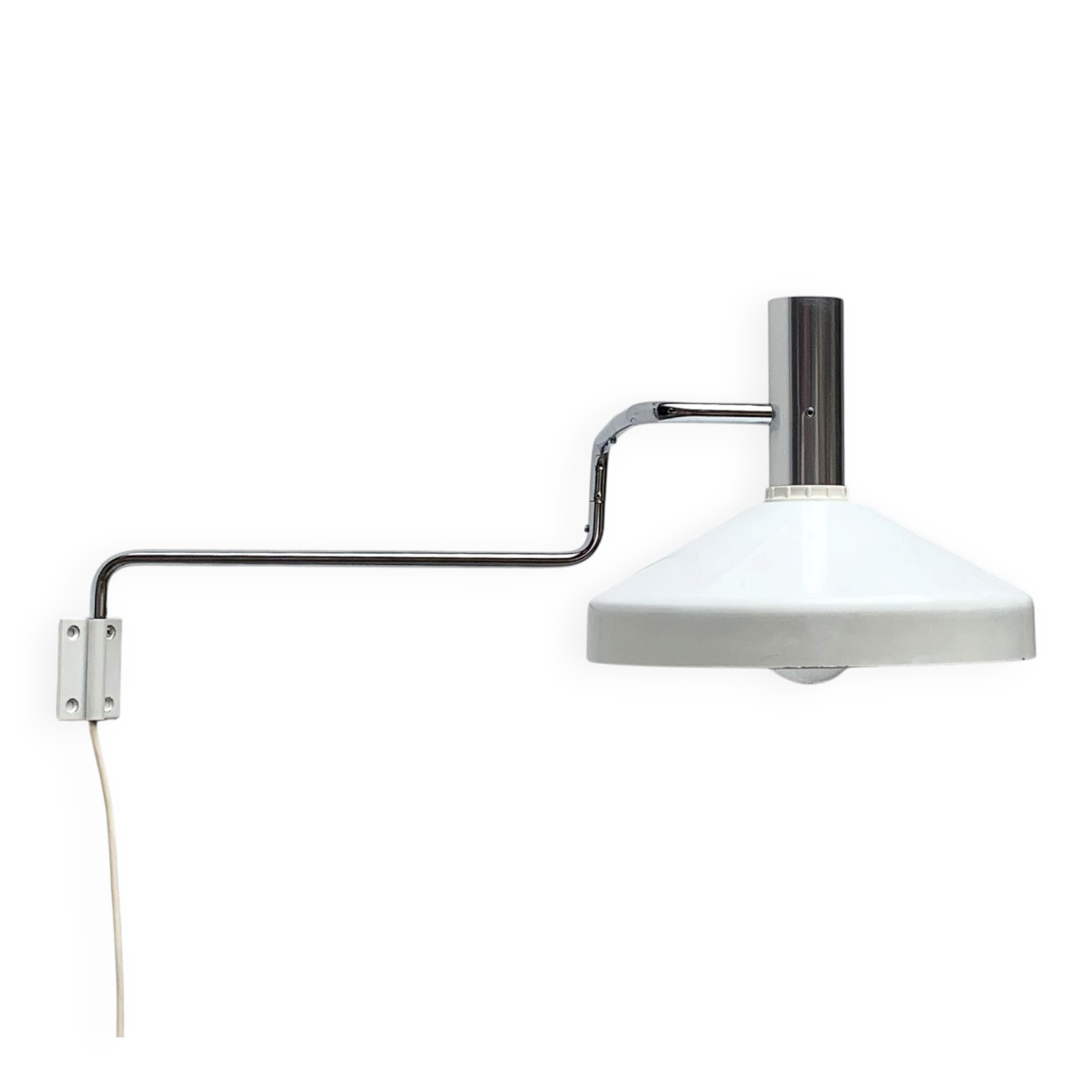 Swiss wall lamp Pentarkus mid-century by Rosemarie and Rico Baltensweiler for Baltensweiler, 1950s.