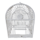 Vintage white cage for wooden decoration