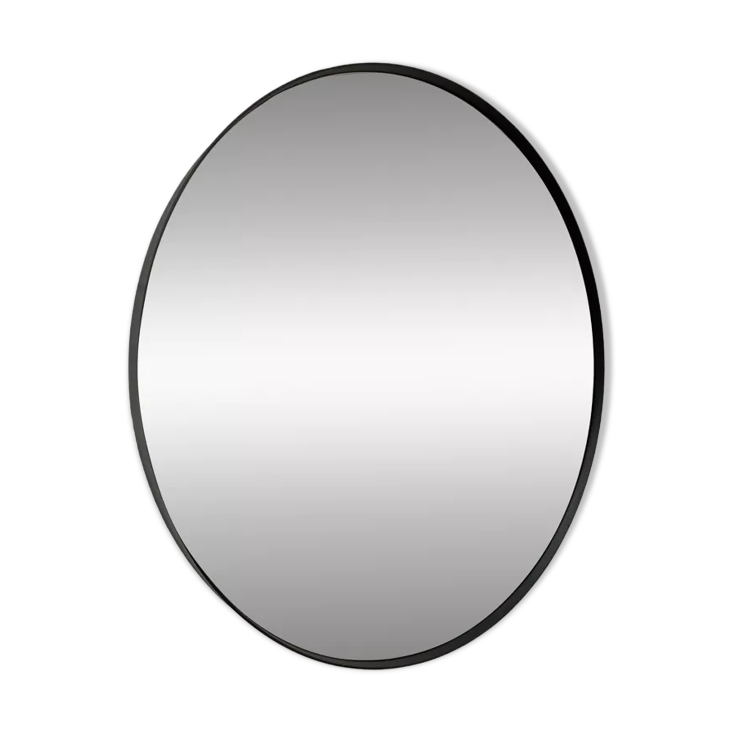 Round mirror 75cm diameter black outline