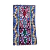 Tapis marocain berbère kilim boucherouite 205X120 cm