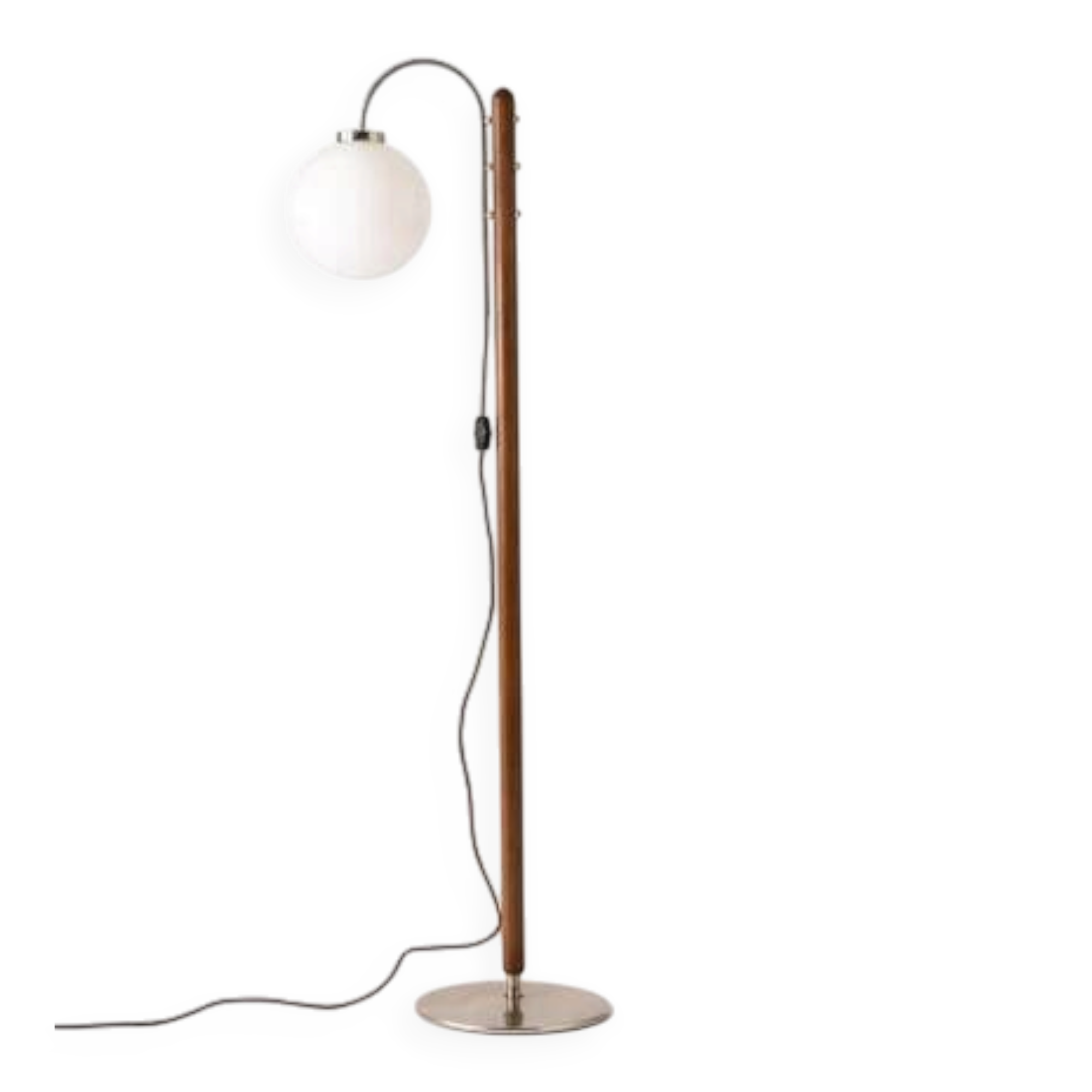 Standard lamp, Jindřich Halabala, 1930s–1940s, Czechoslovakia