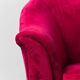 Paire de fauteuils modernistes en velours violet des années 1970