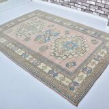 Oushak floral rug sku 3543