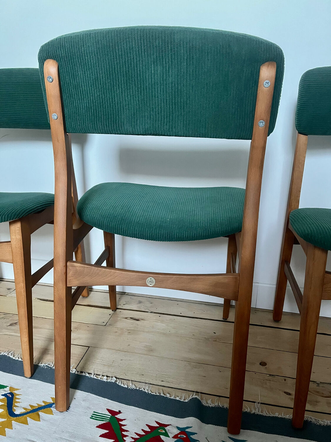 Set of three chairs