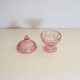 Sugar bowl in glass