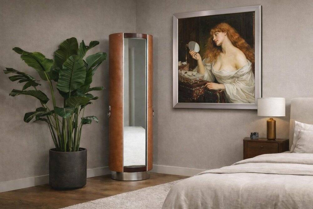 Cabinet de maquillage pivotant Tucroma par Guido Faleschini pour i4Mariani, 1971