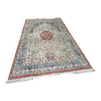 Antique Beijing rug, 1930 – silk on silk – 126x184 cm – exceptional piece