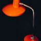 Vintage desk lamp Fase orange articulated