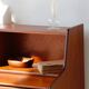 Danish vintage teak secretary | Restored Scandinavian desk