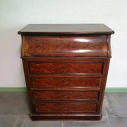 Antique washstand in walnut burl and white marble – 19th century