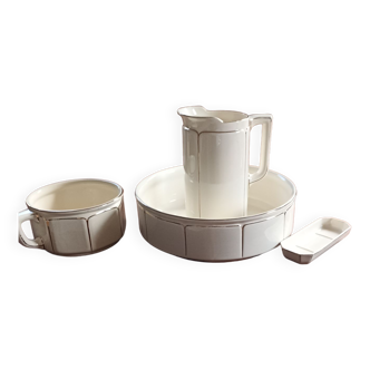 Sarreguemines toilet set