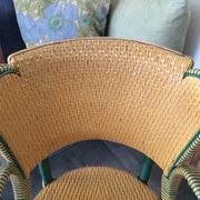 Paire de fauteuils en rotin
