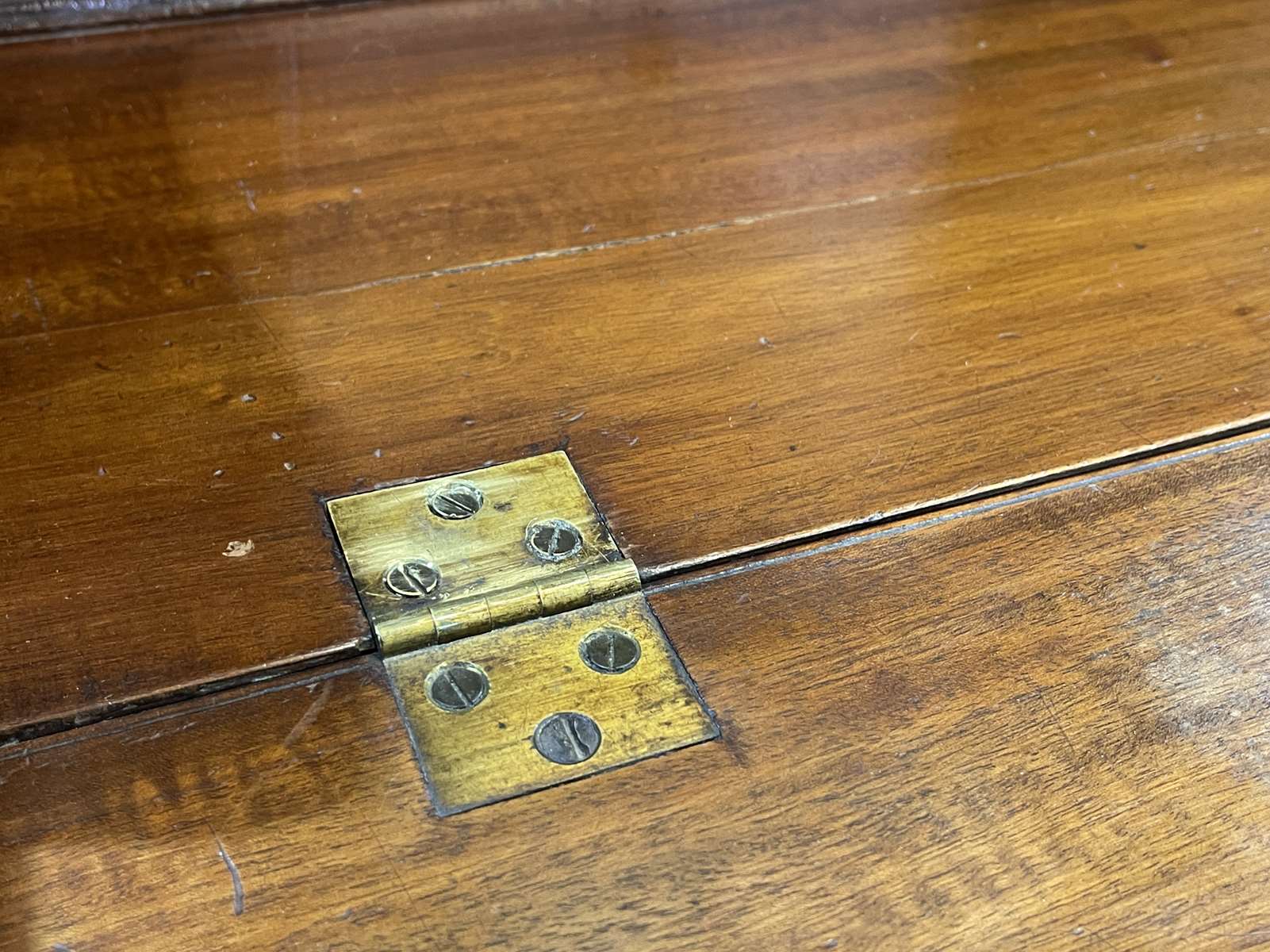 Nineteenth-century English mahogany scriban