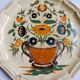Decorative plate signed Clerissy Salins