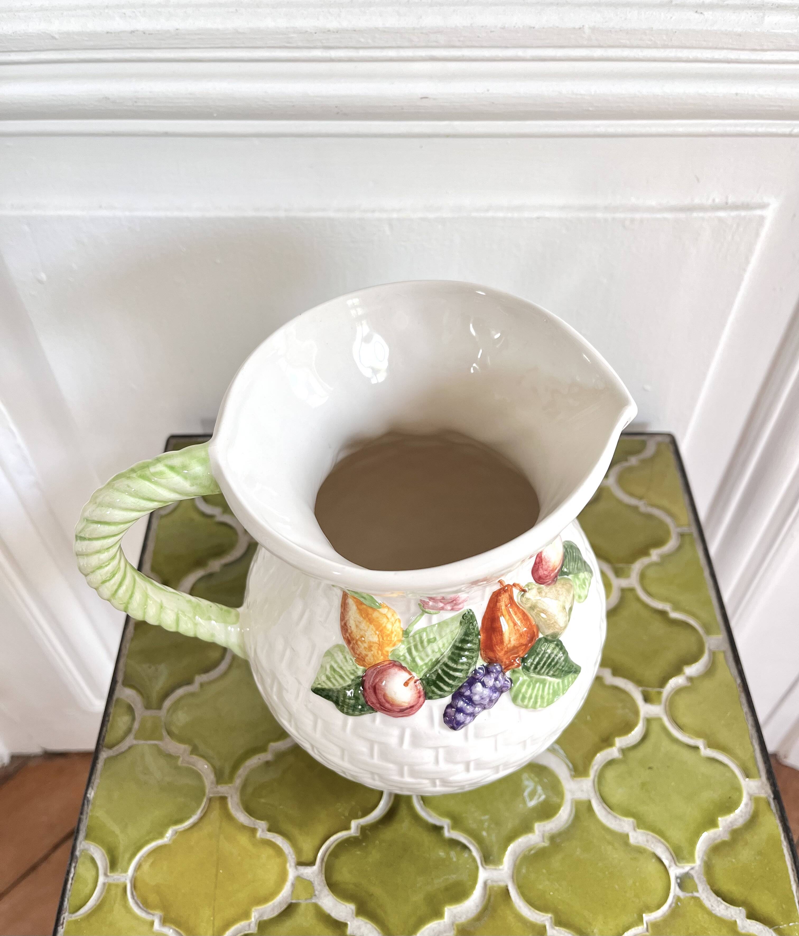 Fruit basket slushie pitcher