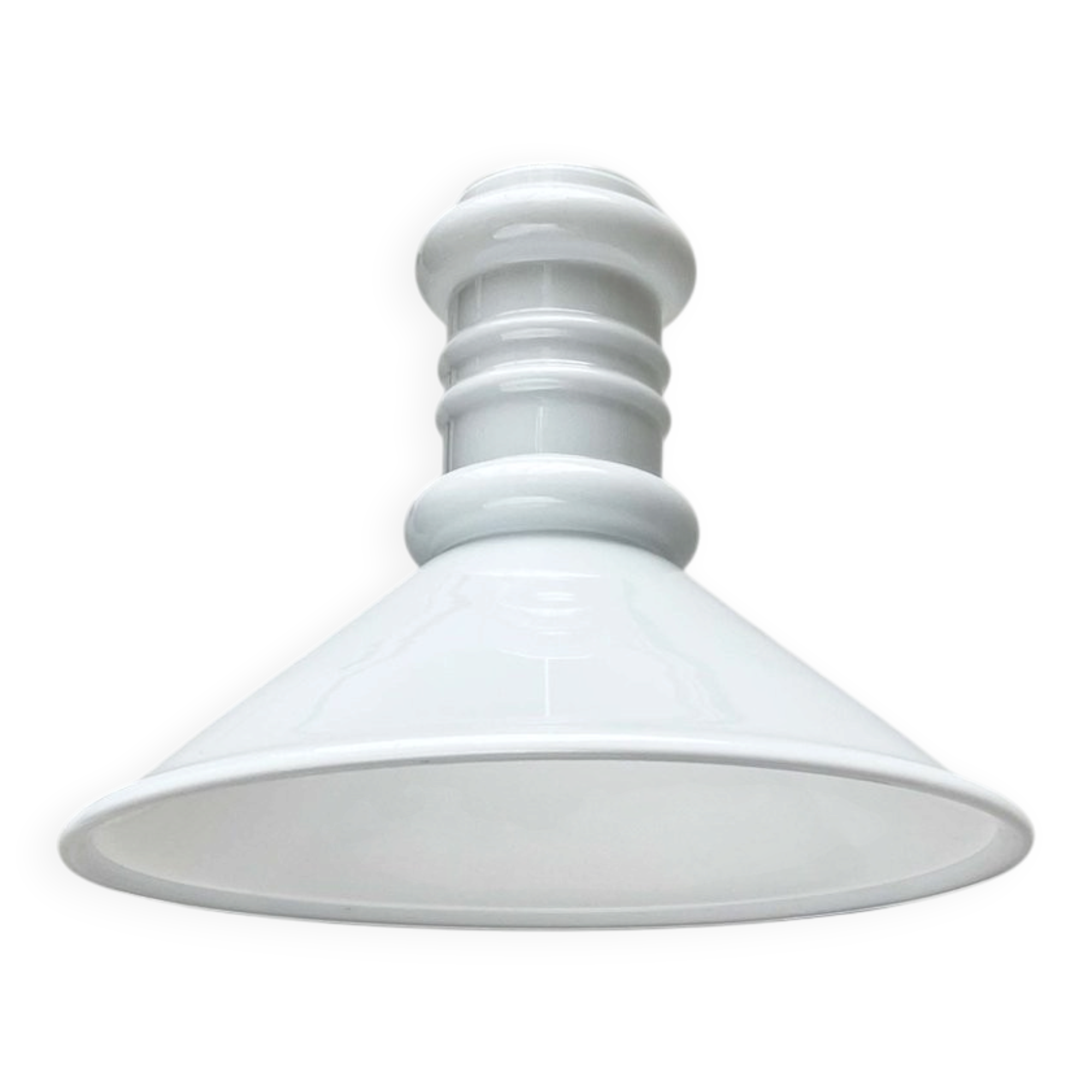 Vintage Glass Pendant Lamp Apotekerpendel Danish by Sidse Werner for Holmegaard