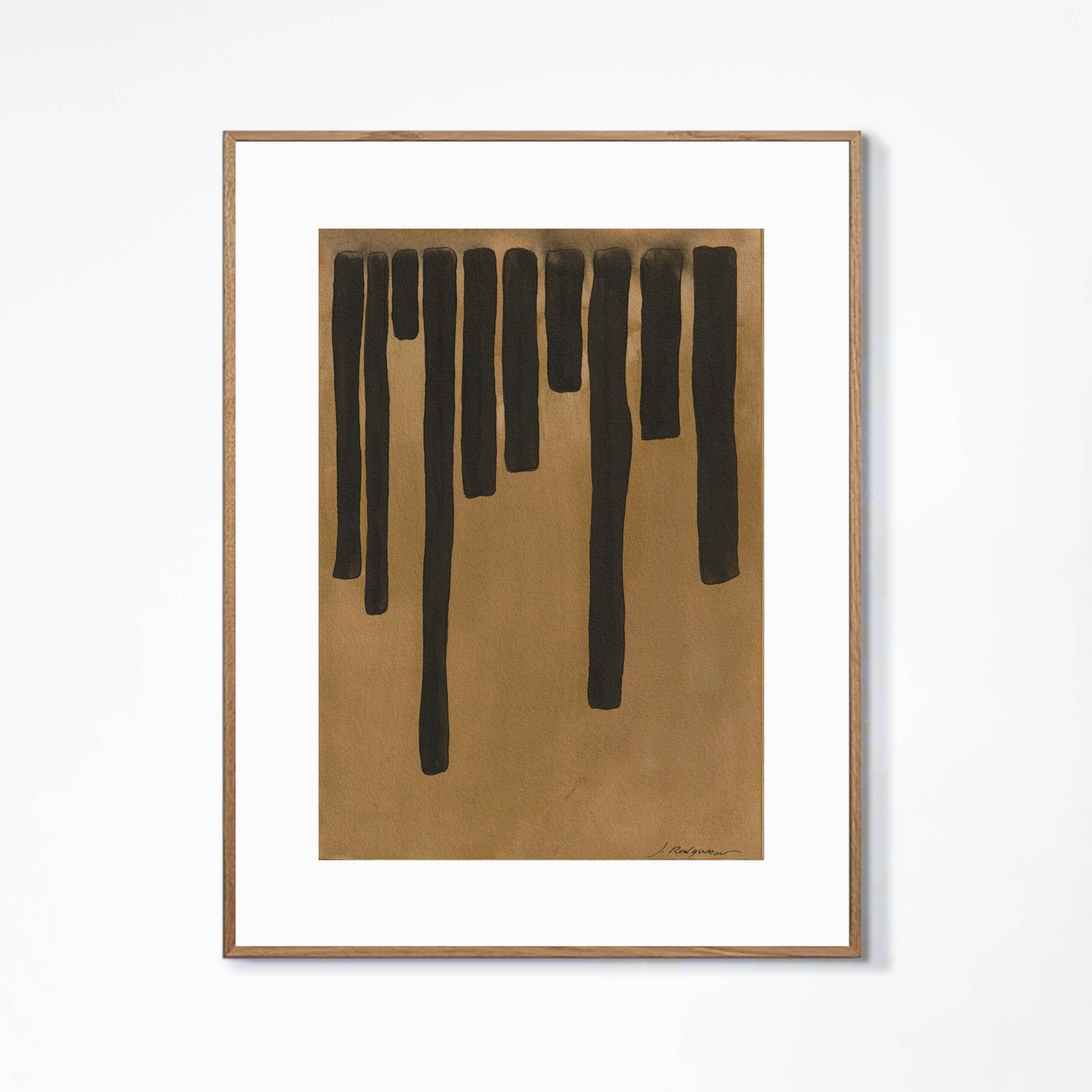 Dessin original de J. Rodgussar – Encres sur papier