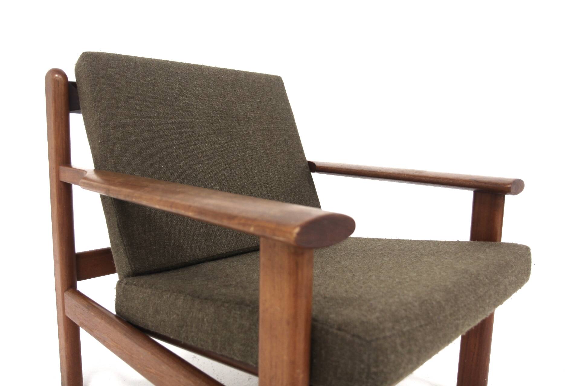 Set of 2 Scandinavian teak armchairs, Poul Volther, Gemla Möbler, Sweden, 1