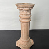 Antique style ceramic candle holder