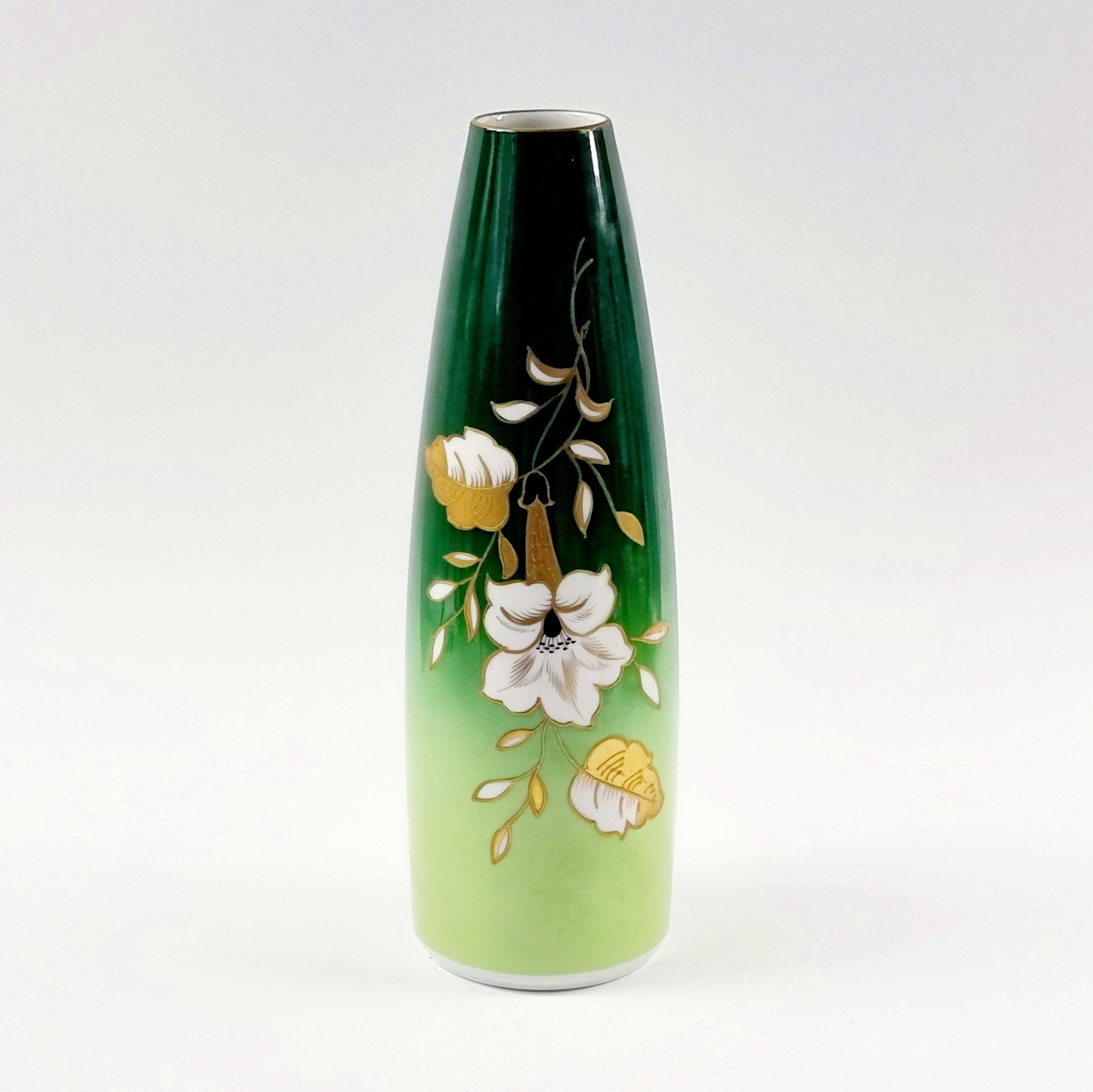 Vintage Hand Painted Porcelain Vase from Wallendorf (East Germany, 1960s/70s)