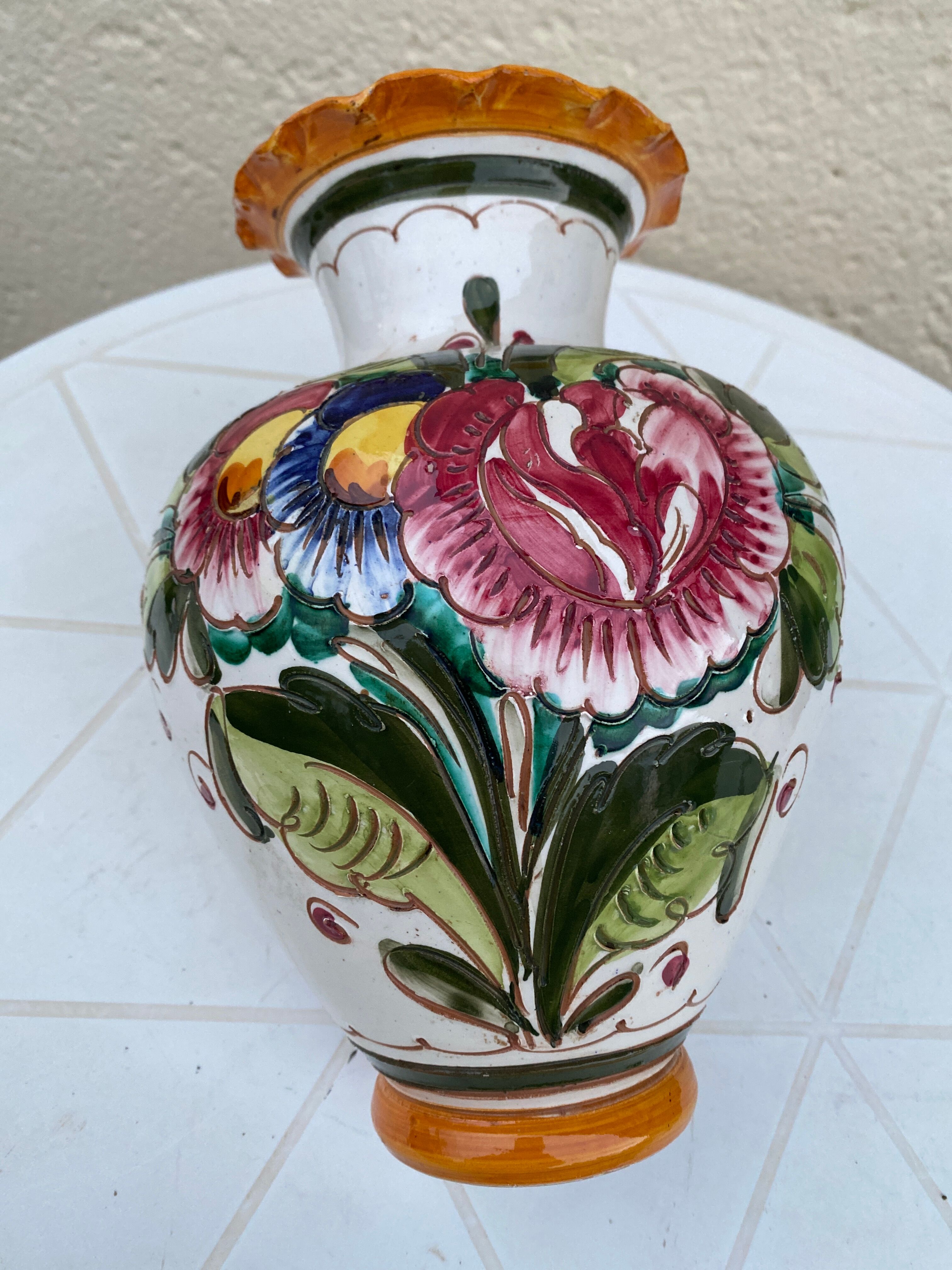 Vintage handmade vase