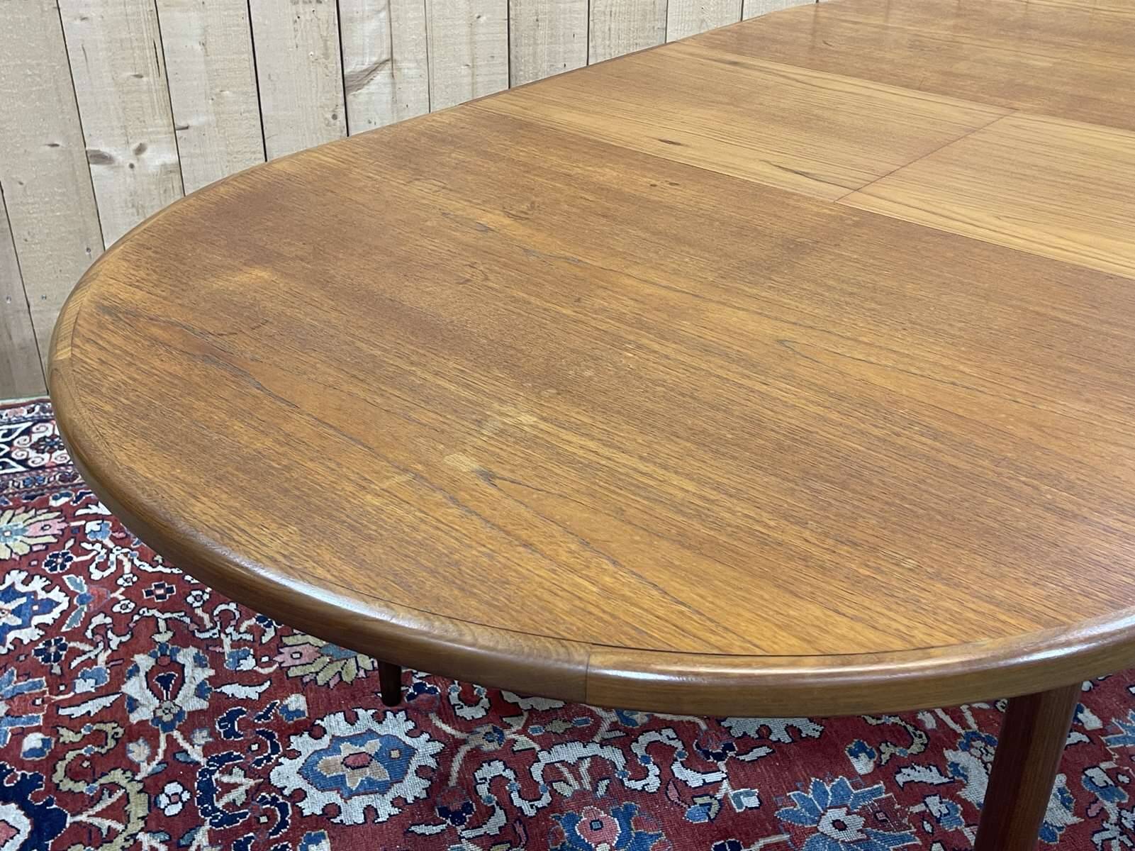 G-Plan teak dining table with butterfly extension