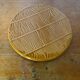 Antique Trivet GIEN Creation VAL D’OR Ceramic Straw Decor Fran