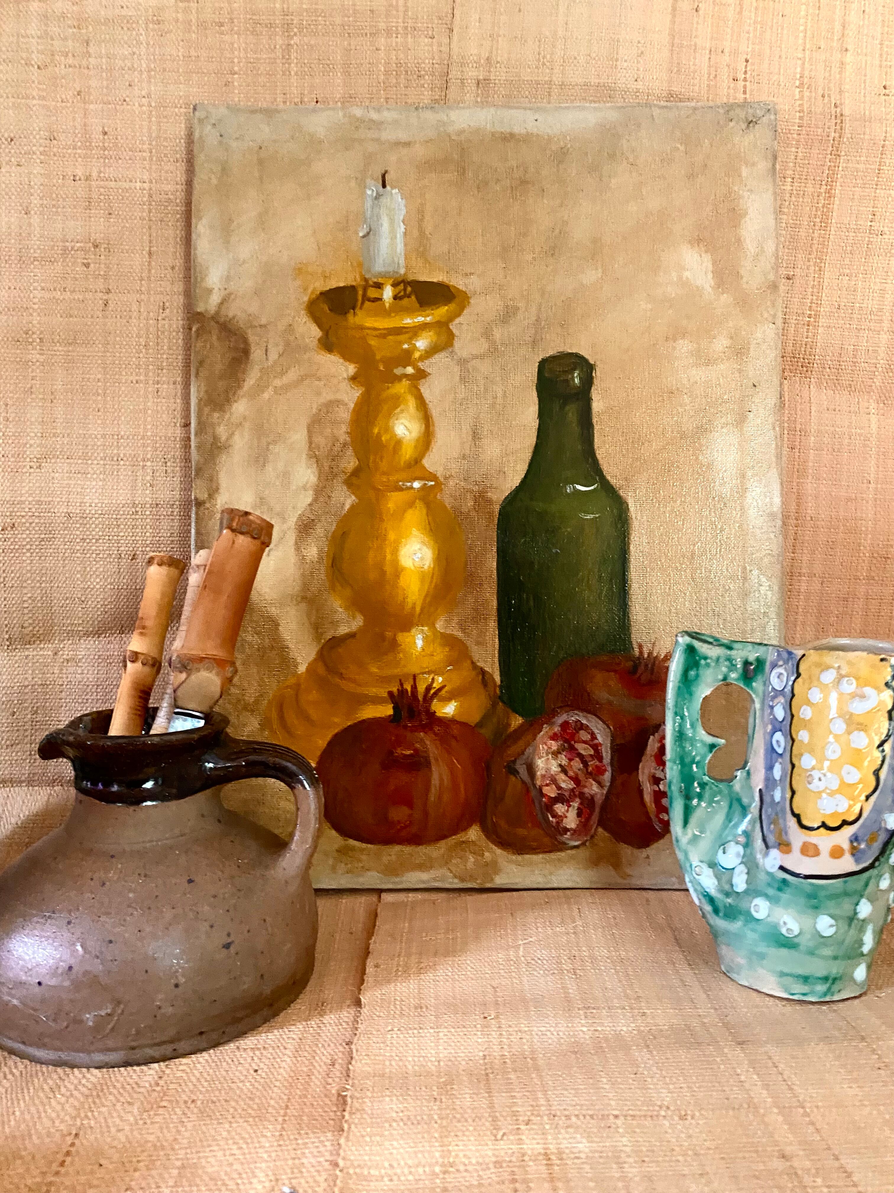 Oil on canvas "still life" 1973