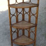 Rattan shelf