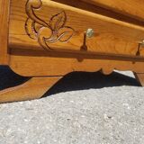 Old Art Deco chest of drawers 4 drawers and marble top