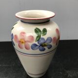 Former Dinis ceramic vase white decor vintage flowers