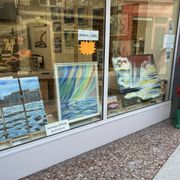 Triptych A Small Corner of Saint-Tropez 70 X 90 Painting of the Ponche Beach