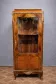 Antique display cabinet in Louis XV / Transition style – marquetry wood and bronze fittings.