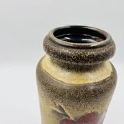 Vase Scheurich forme 517 décor floral par Heinz Siery