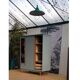 Vintage wardrobe with sliding doors