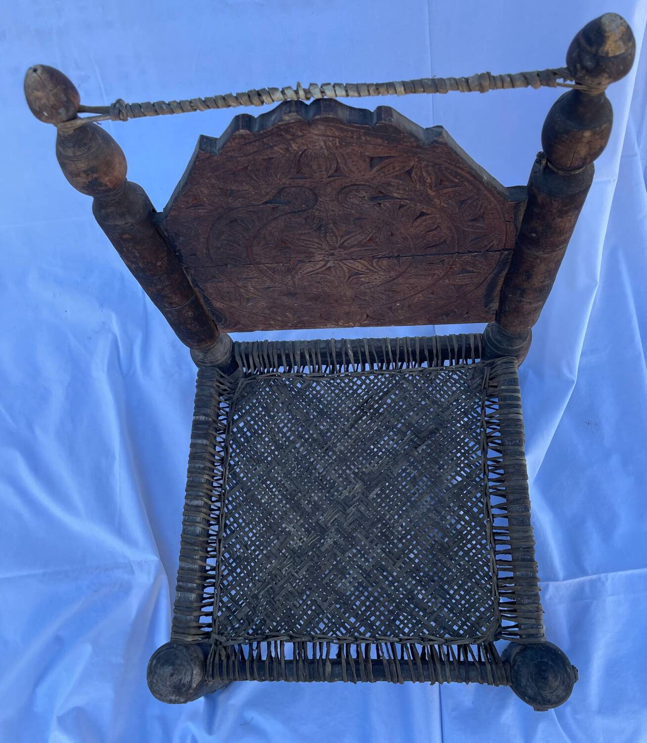 Traditional low Indian chair